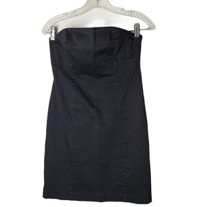 Smart Set strapless black mini  dress slim fit
